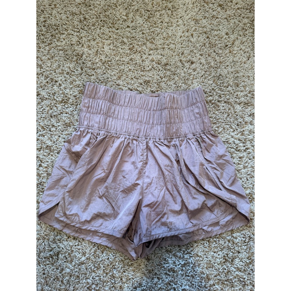 FP Movement by Free People Dusty Mauve High-Waist Athletic Shorts